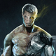 Una ilustración no oficial de Brolin, caracterizado como Cable. Imagen: Comic Book